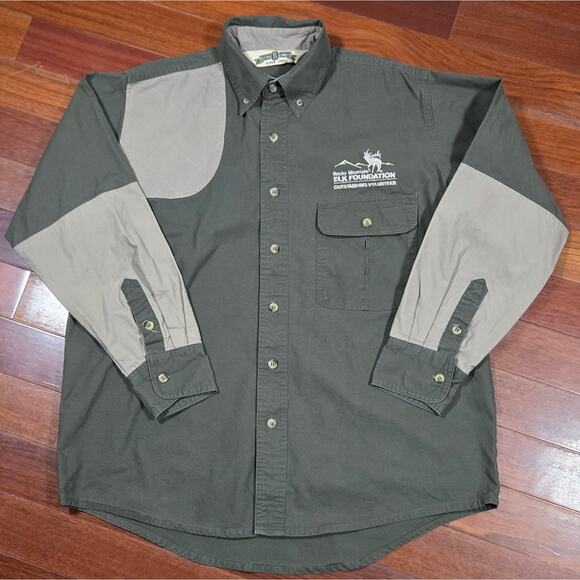 Bob Allen Since 1946 Hunting Shooting Guide Shirt Rocky Mnt Elk Medium - Picture 1 of 9